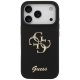 Guess Silicone Big 4G Script Phone Case Cover iPhone 17 Pro - Black