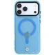 BMW Sign Frosted IML & Metal Logo MagSafe Case for iPhone 18 Pro Max / 17 Pro Max, Blue