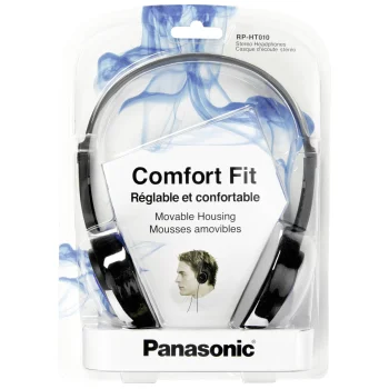Panasonic RP-HT010EA Wired On-Ear Headphones Grey/Blue