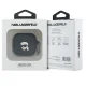 Karl Lagerfeld Silicone Karl Head 3D Case for AirPods 4, Black