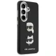 Karl Lagerfeld Saffiano Double Heads Metal Case for Samsung Galaxy S26 - Black