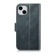 iCarer 2-in-1 Leather Wallet Flip Case for iPhone 14 Plus with RFID Blocking, Blue