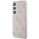 Guess 4G Collection Leather Metal Logo MagSafe Case for Samsung Galaxy S24, Pink