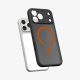 Spigen Ultra Hybrid MagSafe Phone Case Cover iPhone 17 Pro Max - Black and Orange
