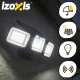 Izoxis 180 LED Solar Garden Light with Motion Sensor, IP65, Black