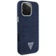 Guess iPhone 16 Pro Max Case Denim Triangle Logo MagSafe, Blue