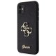 Guess iPhone 11 / XR Case Glitter Script Big 4G, Black