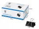 Metal Binder Clips 51 mm, 12 pcs, Black