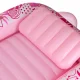 Inflatable Pool Lounger Floating Mattress with Pillow 175cm, Pink