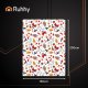 Ruhhy Christmas Blanket 150x200 cm, White/Multicolor