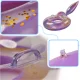 Inflatable Swimming Ring with Glitter and Mermaid Tail Galaxy, 94 cm