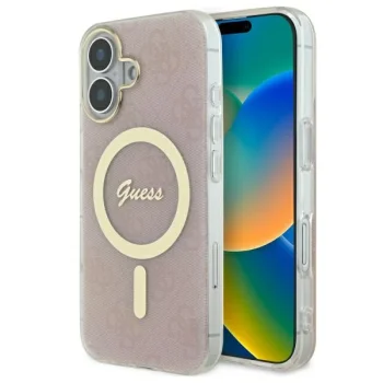 Guess iPhone 16 Plus Case IML 4G MagSafe, Pink