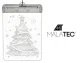 Malatec Christmas 3D LED Window Decoration, Christmas Tree