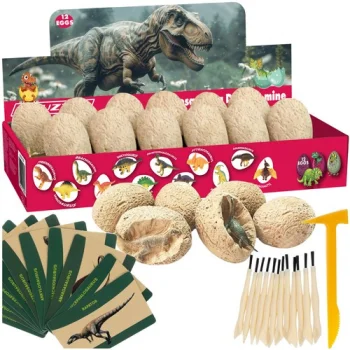 Kruzzel Dinosaur Excavation Kit, 12 Dinosaurs