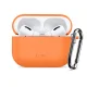 Tech-Protect Silicone Hook Case for AirPods Pro with Carabiner - Orange