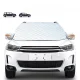 LTC Windshield Snow Cover for Ice and Frost with Mirror Pockets 235cm, silver