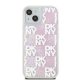 DKNY iPhone 15 / 14 / 13 Case Liquid Glitter Multilogo, Pink
