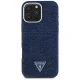 Guess iPhone 16 Pro Max Case Denim Triangle Logo MagSafe, Blue