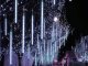 Meteor Shower LED Lights 50cm 8 Tubes IP44 Waterproof, Cool White