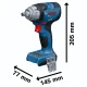 Bosch GDS18V-330H Cordless Impact Wrench, 18V, 330 Nm, 1/2\", L-BOXX