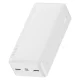 Baseus Bipow power bank with display 30000mAh 15W white (Overseas Edition) + USB-A - Micro USB cable 0.25m white...