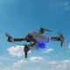 RC Drone E99 Pro with Dual 720P Camera and Case, Graphite