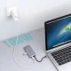 Choetech HUB-M15 9-in-1 USB-C Hub (HDMI, VGA, RJ45, SD/TF), Gray