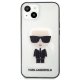 Apple iPhone 13 mini 5.4\" Karl Lagerfeld Ikonik Karl Case Cover (KLHCP13SHIKCK), Transparent