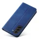 Wallet Book Case for Samsung Galaxy S22+ (S22 Plus) with Card Holder and Stand Function, Blue