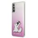 Karl Lagerfeld Samsung Galaxy S21+ Case Choupette Fun, Pink
