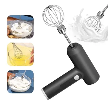 Cordless Hand Mixer, 15W, Black