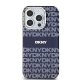 DKNY iPhone 15 Pro Max Case IML Mono & Stripe MagSafe, Blue