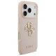Guess iPhone 17 Pro Case Grained Big 4G & Classic Logo, Pink