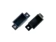 Horizontal Profile PVC Holder 20x40 mm, Gray
