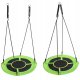 Kids Garden Swing \"Stork Nest\" 100 cm, Green-Black