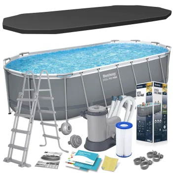 Bestway 56710 Power Steel Frame Pool 549x274x122 cm