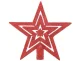 Christmas Tree Baubles 100 pcs + Star, Red