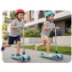 Ricokids Glow 3-in-1 Kids 3-Wheel Scooter with LED Wheels, Turquoise