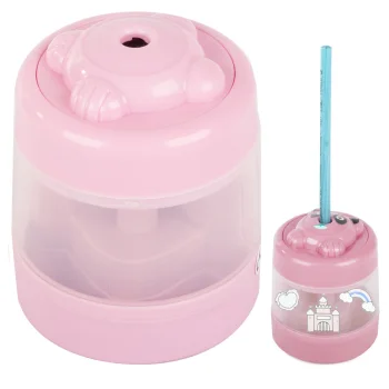 Electric Pencil Sharpener with USB Charging, Pink