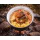 Berdsen Enameled Cast Iron Campfire Cauldron, 11L