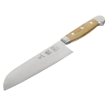Güde Alpha Olive Santoku Knife 18 cm, Olive Wood
