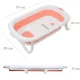 Bakalu NICEkids Foldable Baby Bathtub, Silicone, Pink