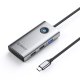 Orico PW11-5P USB-C Hub (1x USB-A 3.0, 2x USB-A 2.0, 1x USB-C PD, 1x HDMI), Gray
