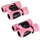 Kids Binoculars 8x 21 mm with Pouch and Neck Strap, Pink