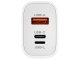 45W USB C Fast Wall Charger with 3 Ports USB-A and Lightning Universal Power Adapter
