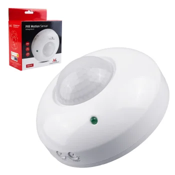 Maclean MCE19 Ceiling PIR Motion Sensor, 1200W, 6m