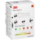 3M Peltor Optime III H540A Hearing Protection Earmuffs 35 dB, Black/Red