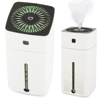 Ultrasonic Air Humidifier and Aromatherapy Diffuser with RGB Lighting, 1000 ml