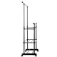 Massido 686200 Mobile Clothes Rack, Black