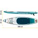Inflatable SUP Paddle Board, Neo-Sport Reefbreak 170305, 350x81x15 cm